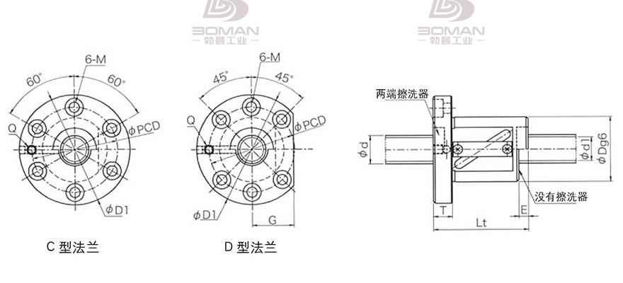 KURODA GR5512ES-CAPR 黑田丝杆图纸