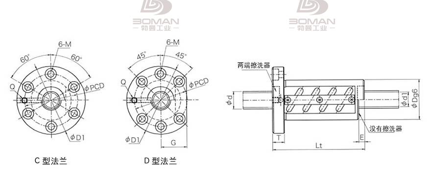 KURODA GR3610DT-DAPR 日本黑田精工丝杠钢珠安装方法