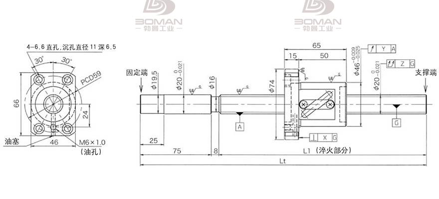 KURODA GG2010DS-BALR-0605A 黑田精工丝杆选型