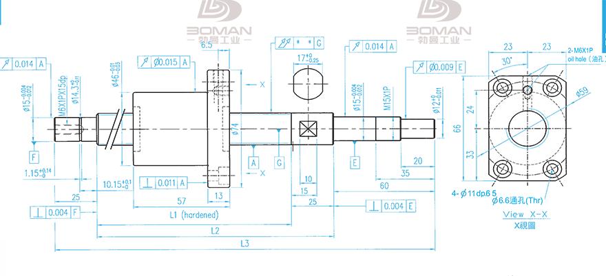 TBI XSVR02010B1DGC5-699-P1 tbi滚珠丝杆线数选型