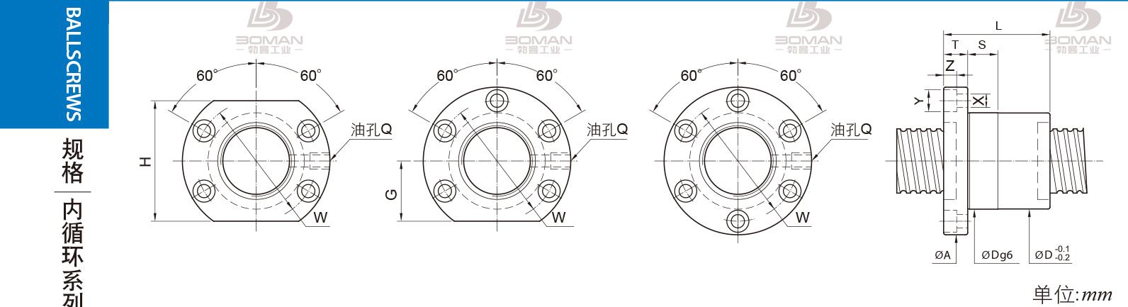 PMI FSIC2505-5 精密pmi丝杠