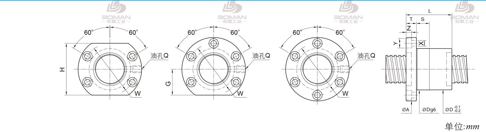 PMI FSIC3206-3 pmi 滚珠丝杠电动推杆价格