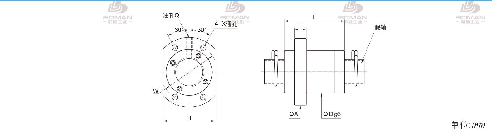 PMI FSKW2020B-3.6P pmi丝杆中国官网