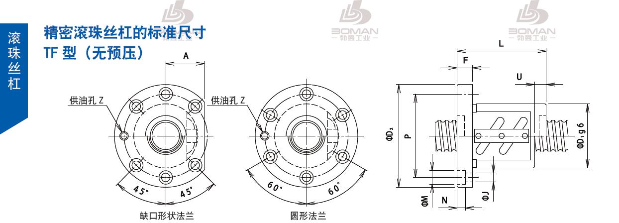 TSUBAKI 20TFA8 tsubaki滚珠丝杠