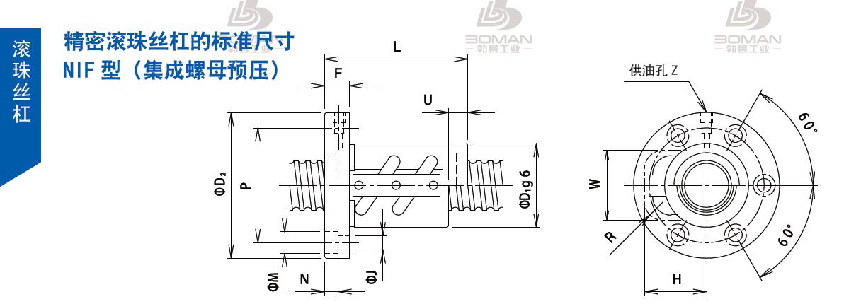 TSUBAKI 25NIFO6 丝杆tsubaki