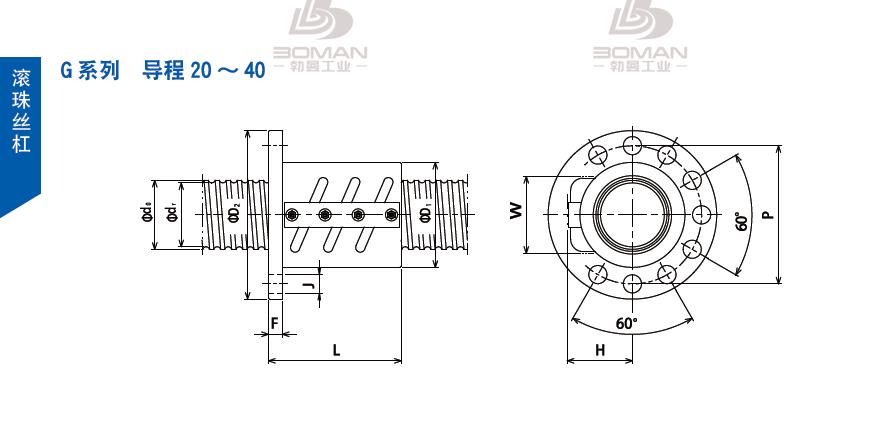 TSUBAKI 125GLF25 tsubaki丝杆